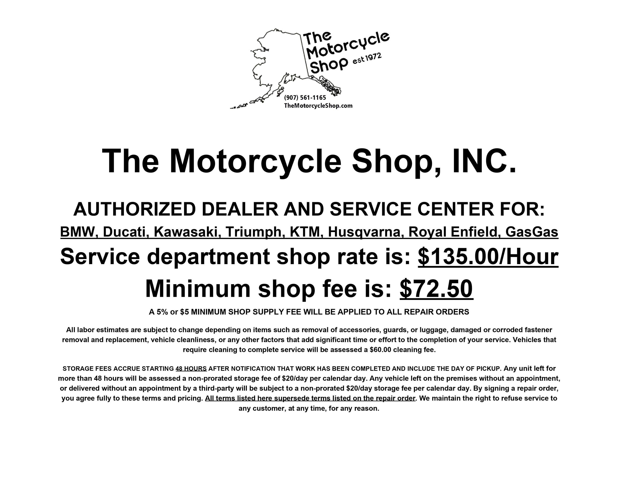 Motorbike service cost hotsell